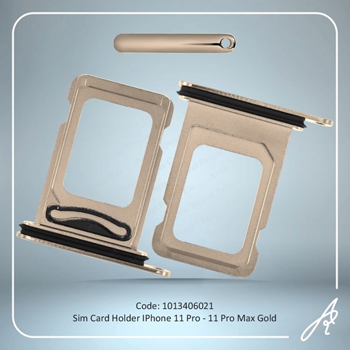 تصویر  SIM HOLDER 11PRO-11PRO MAX GOLD IPHONE
