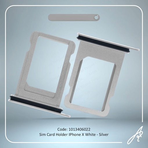تصویر  SIM HOLDER X WHITE-SILVER IPHONE