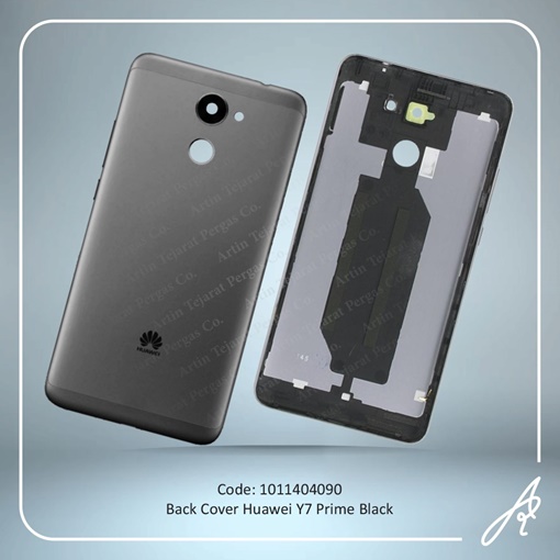 تصویر  BACK COVER Y7 PRIME BLACK HUW