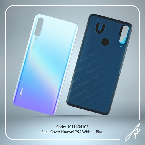 تصویر  BACK COVER Y9S WHITE-BLUE HUW