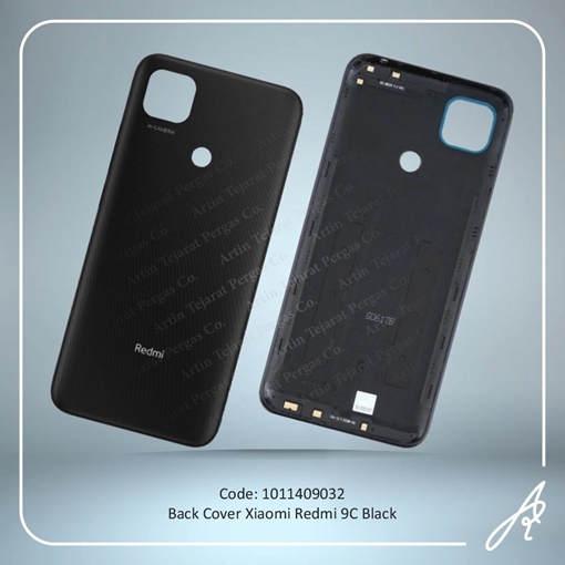 تصویر  BACK COVER REDMI 9C BLACK XIAO