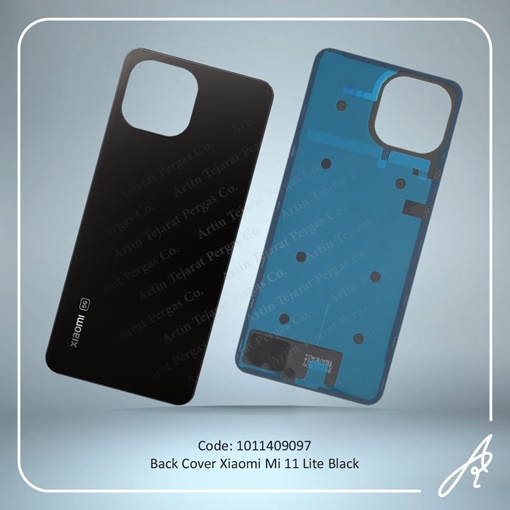 تصویر  BACK COVER MI 11 LITE BLACK XIAO