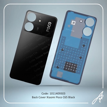 تصویر BACK COVER POCO C65 BLACK XIAO