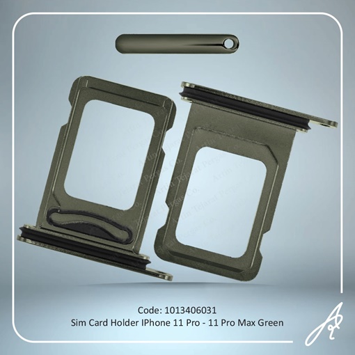تصویر  SIM HOLDER 11PRO-11PRO MAX GREEN IPHONE