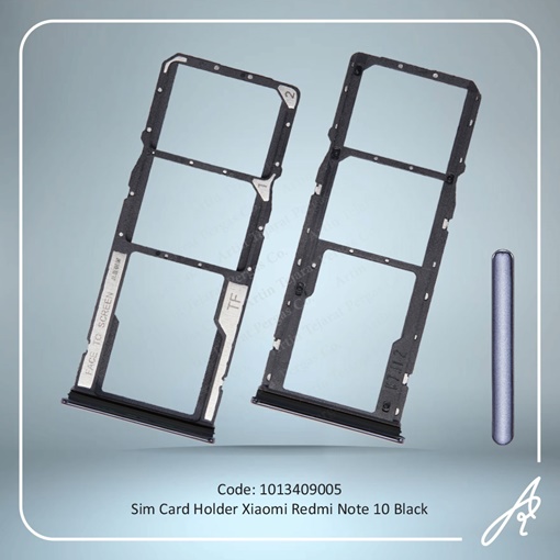 تصویر  SIM HOLDER REDMI NOTE 10 BLACK XIAO