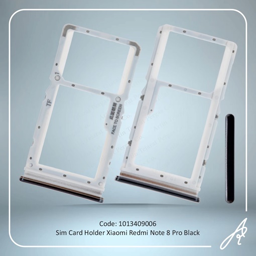 تصویر  SIM HOLDER REDMI NOTE 8 PRO BLACK  XIAO