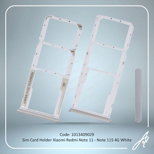 تصویر  SIM HOLDER REDMI NOTE 11-NOTE 11S 4G WHITE XIAO