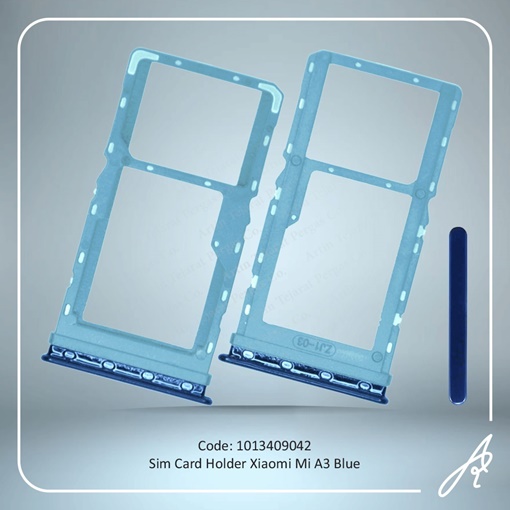 تصویر  SIM HOLDER  MI A3 BLUE XIAO