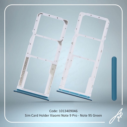 تصویر  SIM HOLDER NOTE 9 PRO-NOTE 9S GREEN XIAO