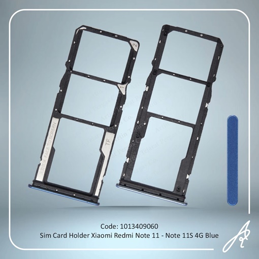 تصویر  SIM HOLDER REDMI NOTE 11-NOTE 11S 4G BLUE XIAO