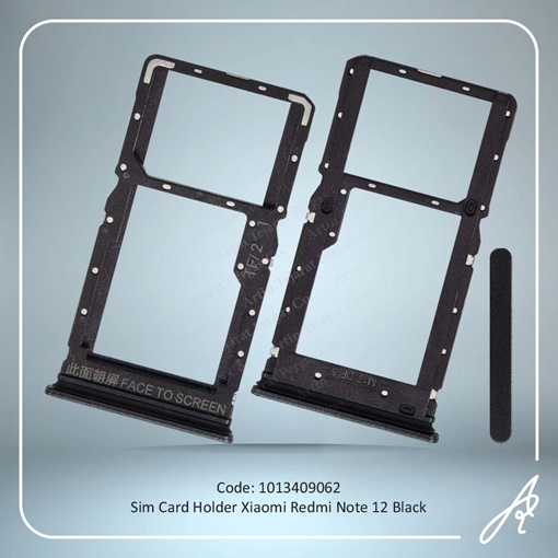 تصویر  SIM HOLDER REDMI NOTE 12 BLACK XIAO
