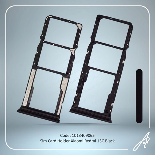 تصویر  SIM HOLDER REDMI 13C BLACK XIAO