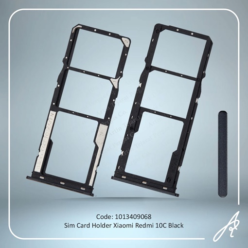 تصویر  SIM HOLDER REDMI 10C BLACK XIAO
