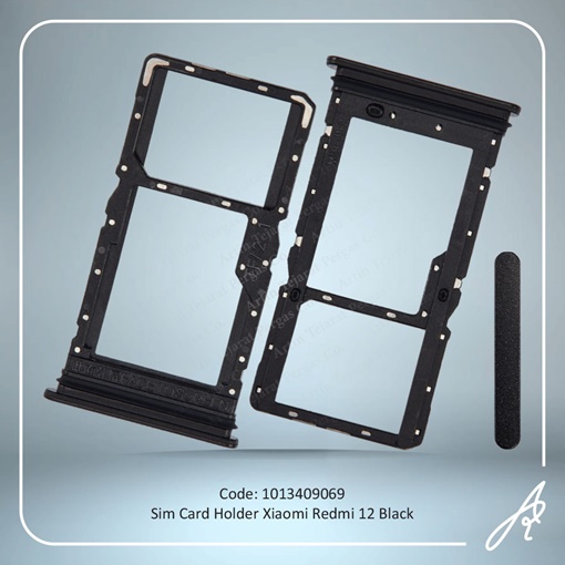 تصویر  SIM HOLDER REDMI 12 BLACK XIAO