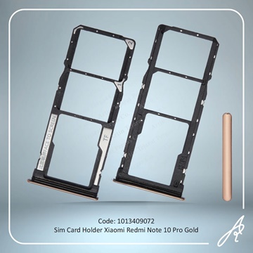 تصویر SIM HOLDER REDMI NOTE 10 PRO GOLD XIAO