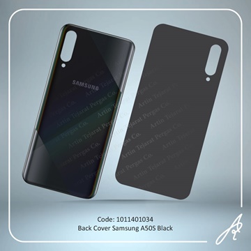 تصویر BACK COVER A50S BLACK SAM