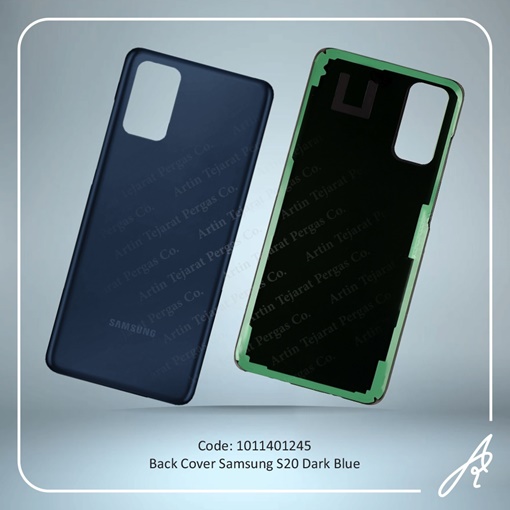 تصویر  BACK COVER S20 DARK BLUE SAM