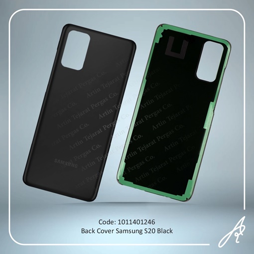 تصویر  BACK COVER S20 BLACK SAM