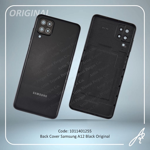 تصویر  BACK COVER A12 ORG BLACK SAM
