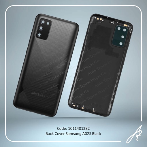 تصویر  BACK COVER A02S BLACK SAM