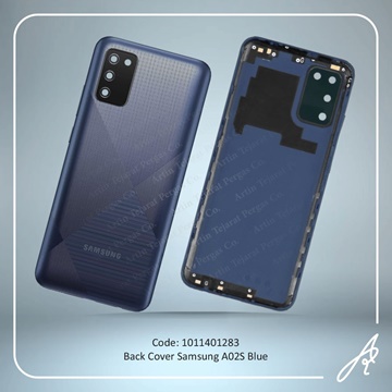 تصویر BACK COVER A02S BLUE SAM