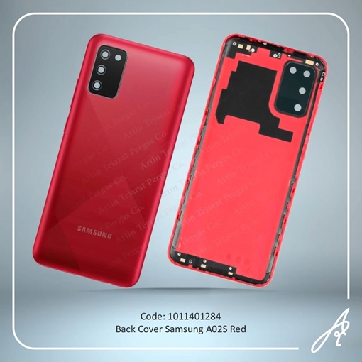 تصویر  BACK COVER A02S RED SAM