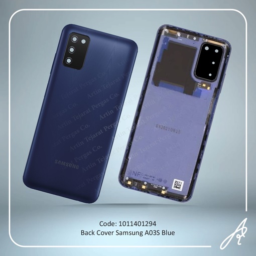 تصویر  BACK COVER A03S BLUE SAM