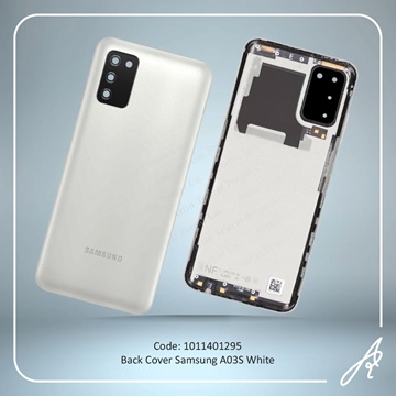 تصویر BACK COVER A03S WHITE SAM