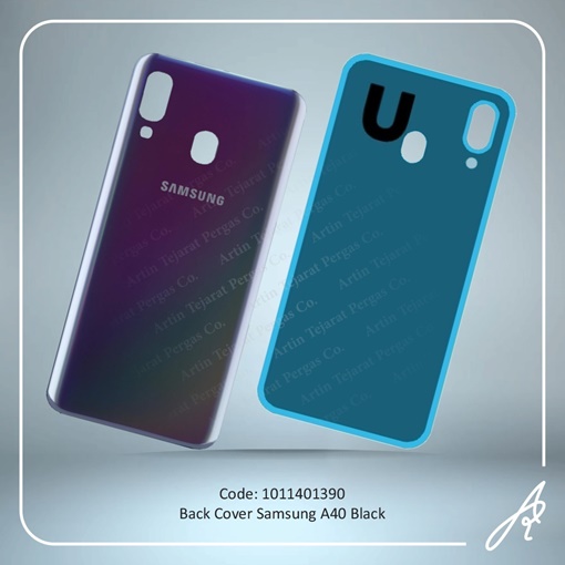 تصویر  BACK COVER A40 BLACK SAM