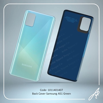 تصویر BACK COVER A51 GREEN SAM