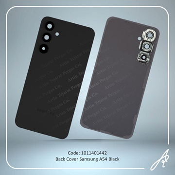 تصویر BACK COVER A54 BLACK SAM