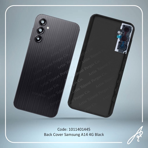 تصویر  BACK COVER A14 4G BLACK SAM