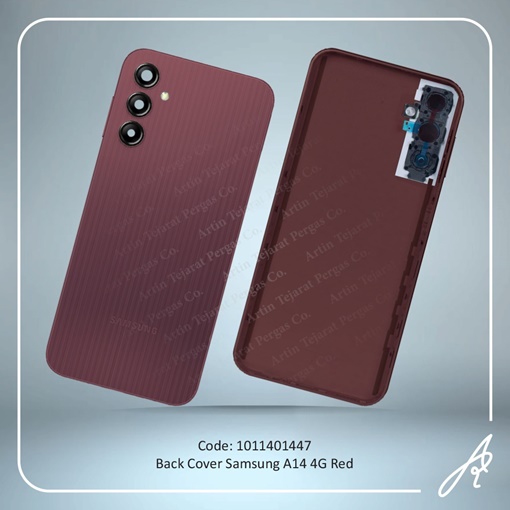 تصویر  BACK COVER A14 4G RED SAM