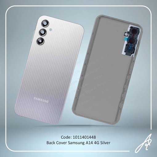 تصویر  BACK COVER A14 4G SILVER SAM