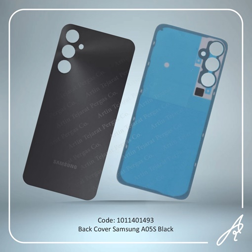 تصویر  BACK COVER A05S BLACK SAM
