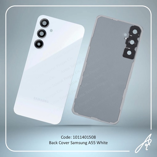 تصویر  BACK COVER A55 WHITE SAM