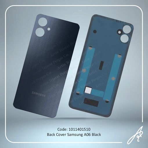 تصویر  BACK COVER A06 BLACK SAM