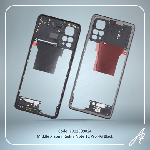 تصویر  MIDDLE REDMI NOTE 12 PRO 4G BLACK XIAO