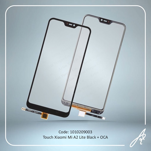 تصویر  TOUCH MI A2 LITE+OCA BLACK XIAO